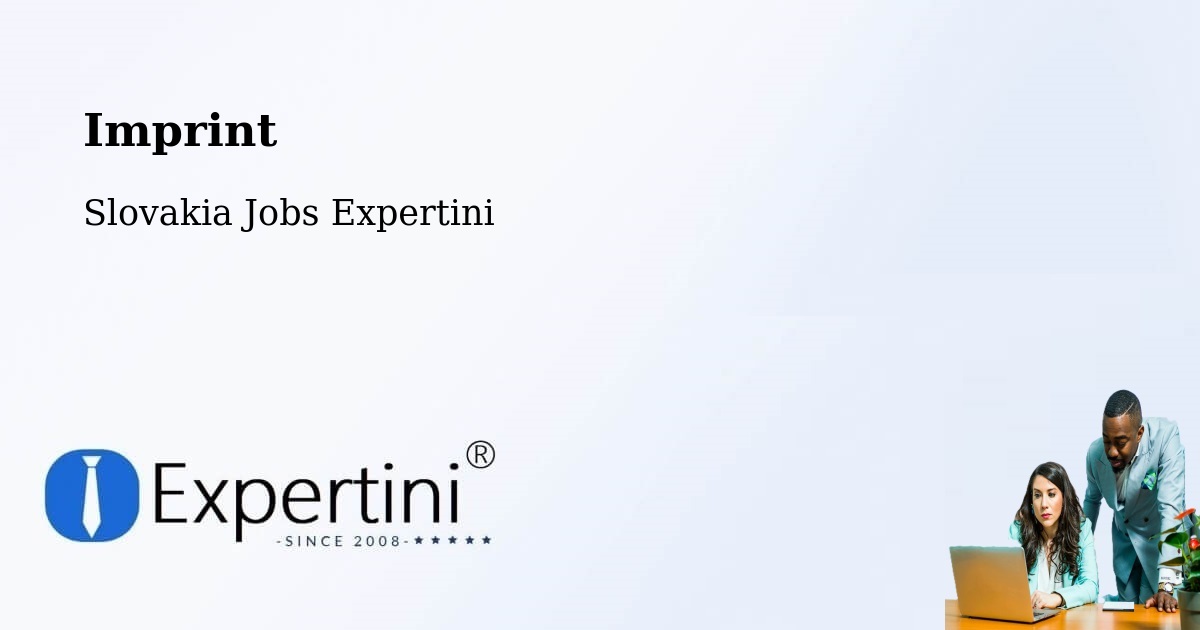 Imprint – Žilina - Slovakia Jobs Expertini
