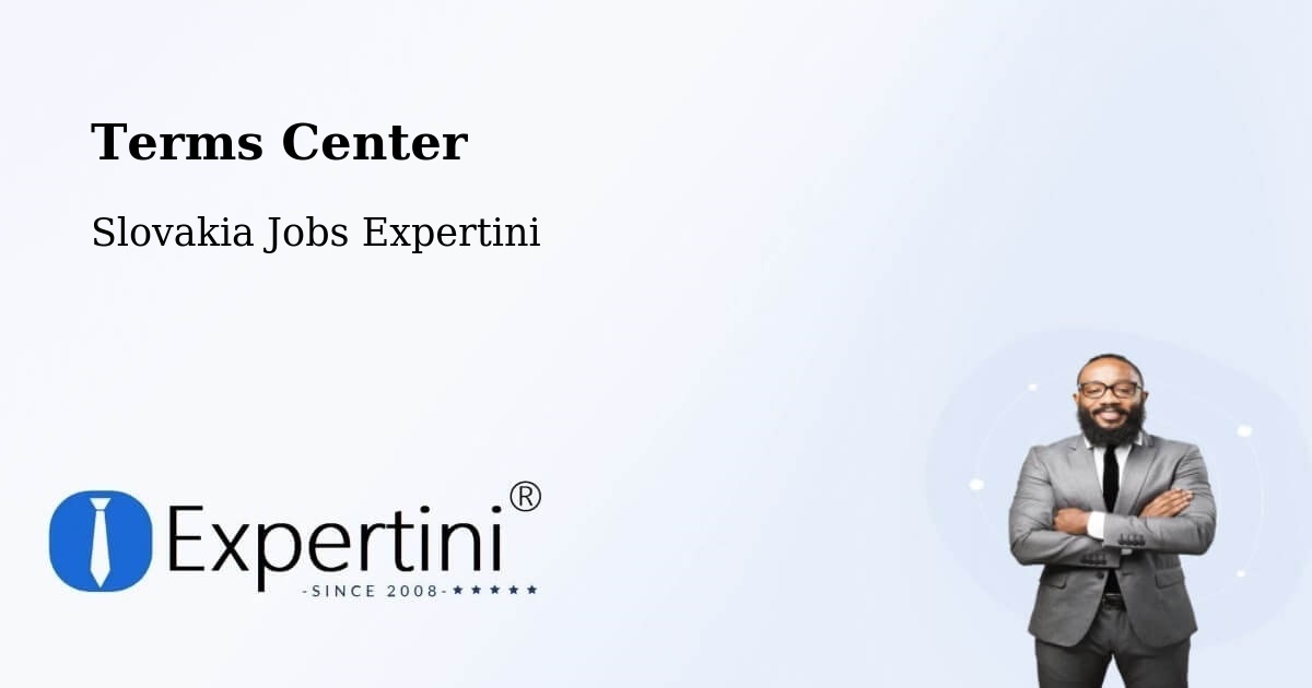 Terms of Service – Žilina - Slovakia Jobs Expertini